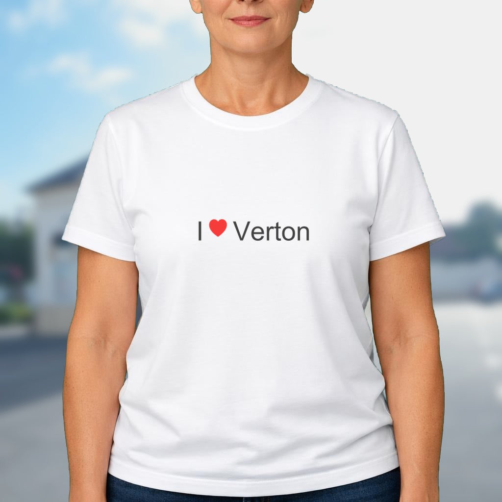T-shirt I love verton