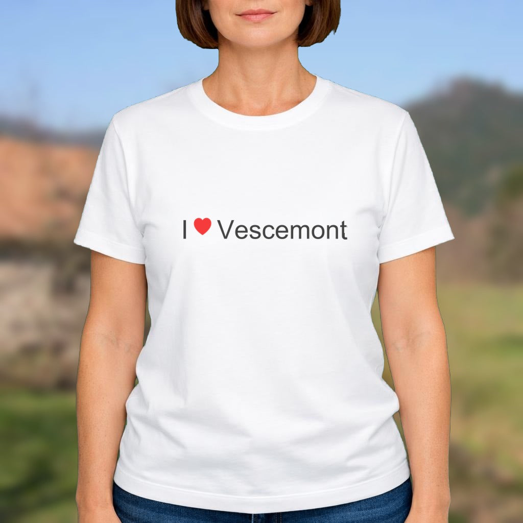 T-shirt I love vescemont