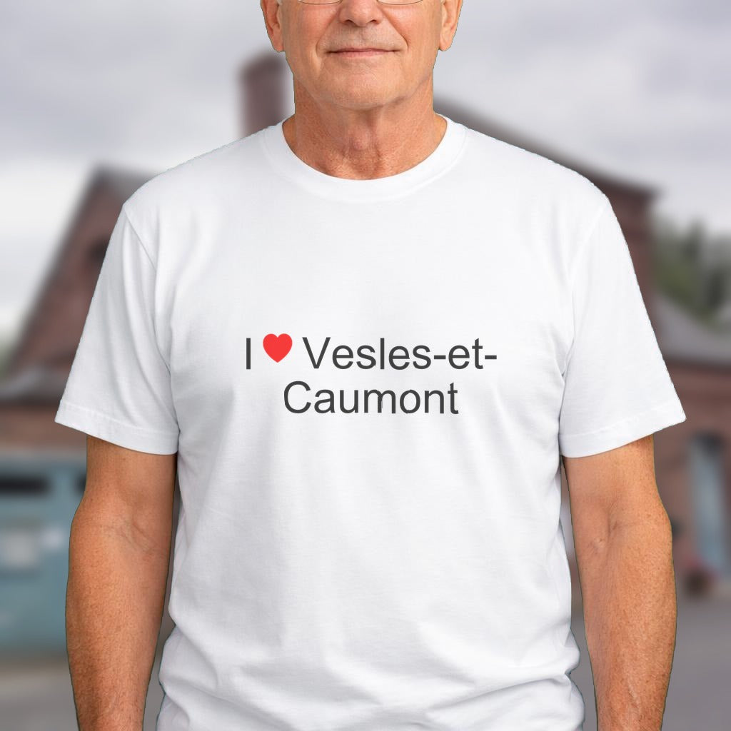 T-shirt I love vesles-et-caumont