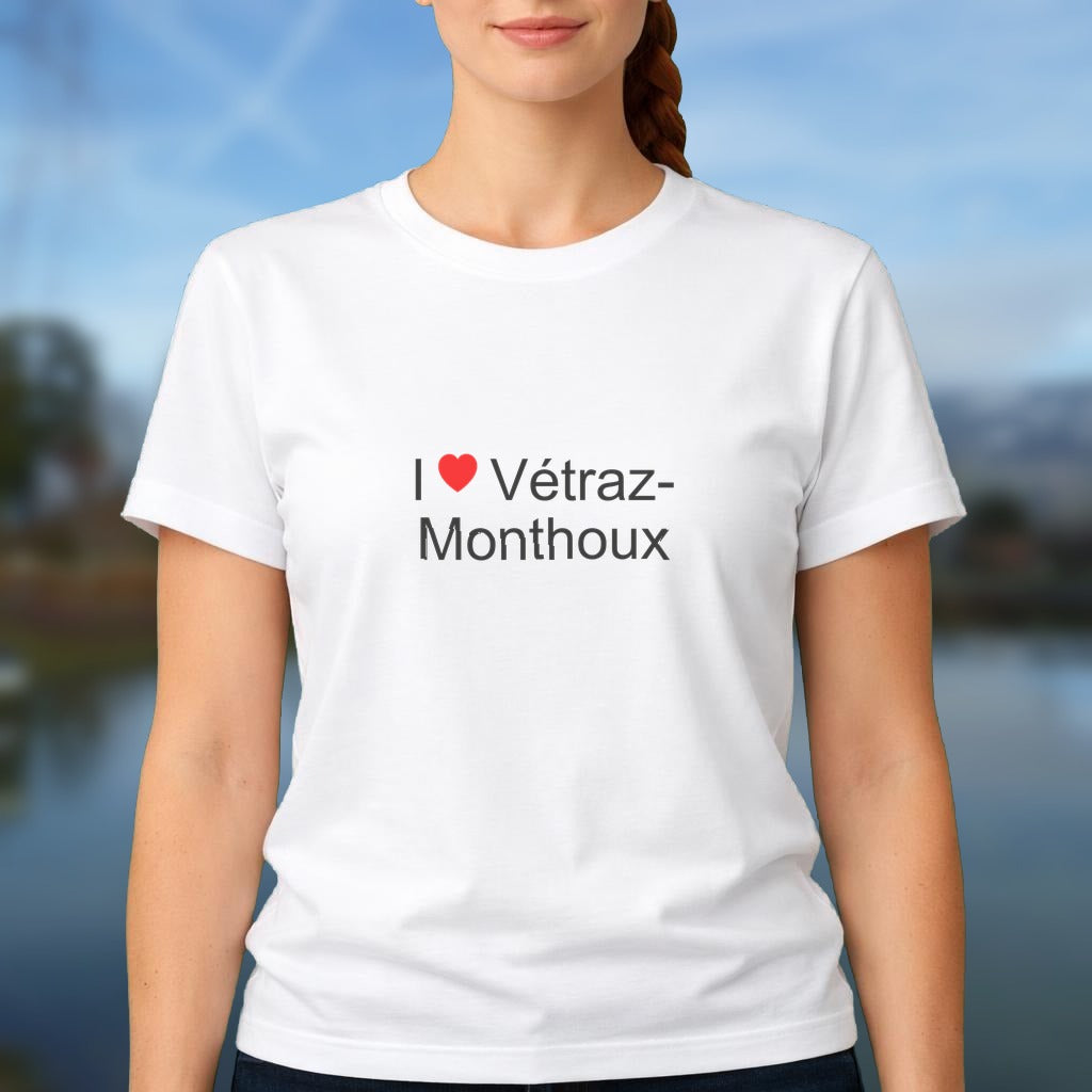 T-shirt I love vétraz-monthoux