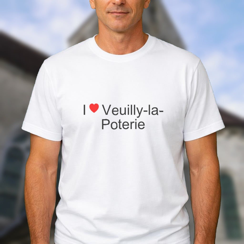T-shirt I love veuilly-la-poterie