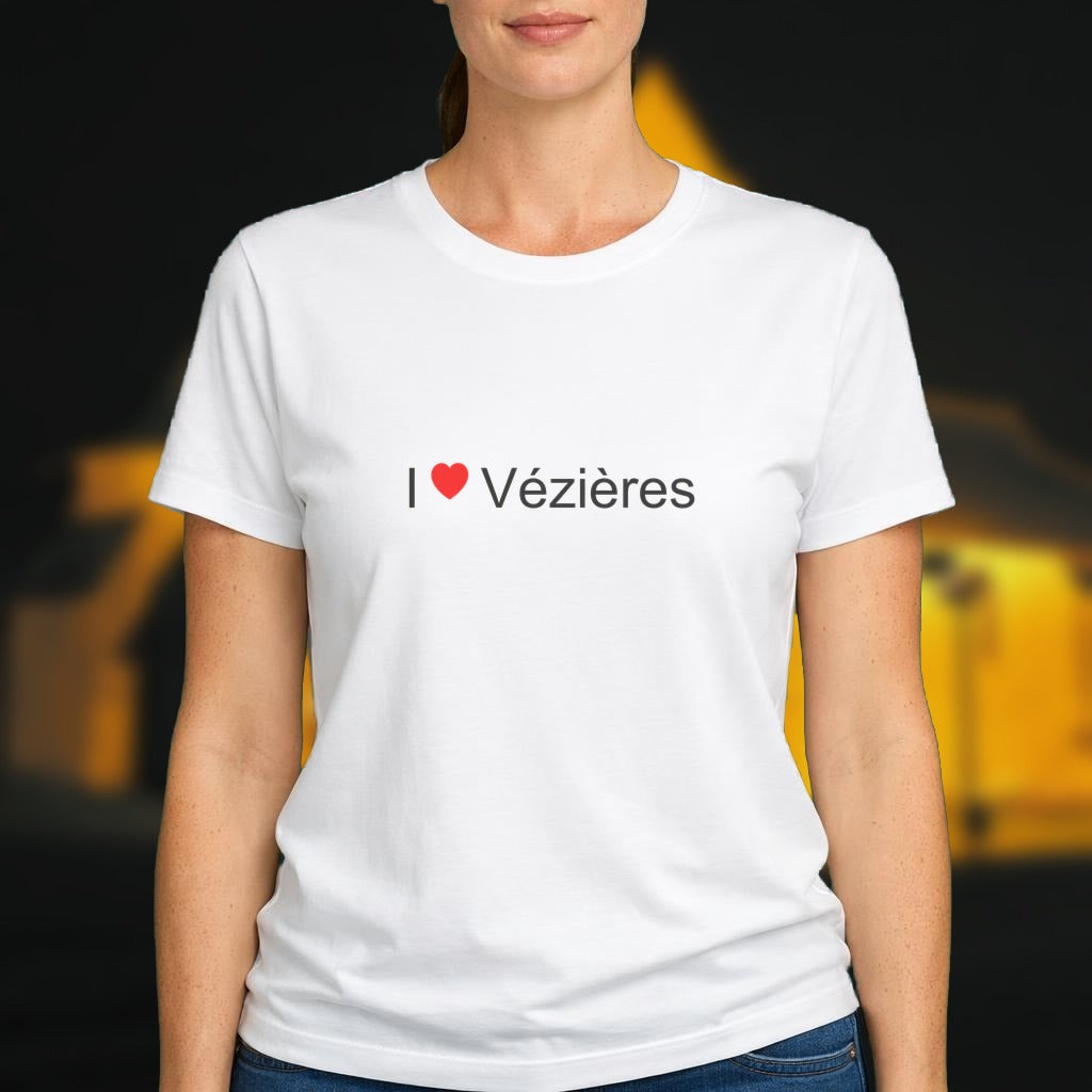 T-shirt I love vézières
