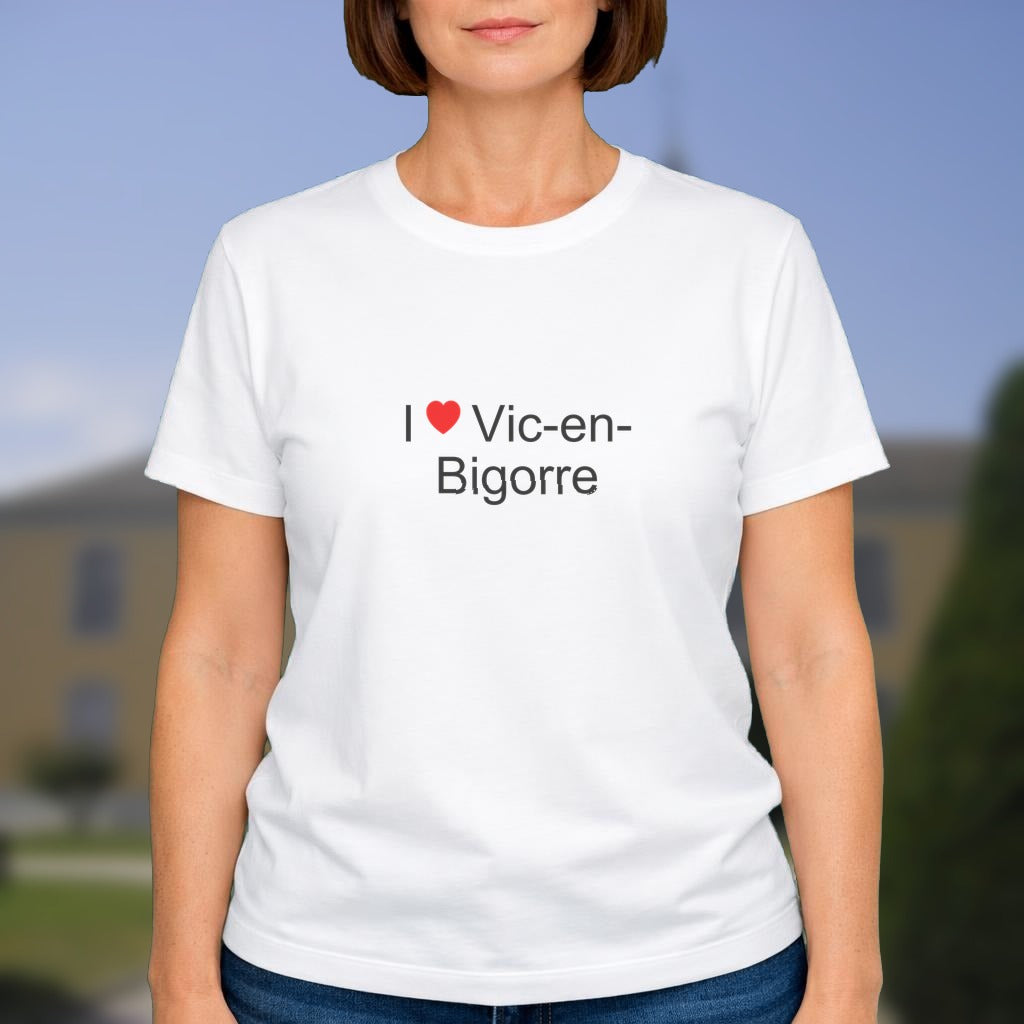 T-shirt I love vic-en-bigorre