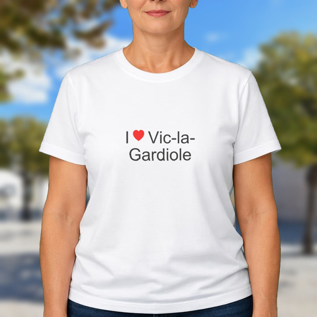 T-shirt I love vic-la-gardiole