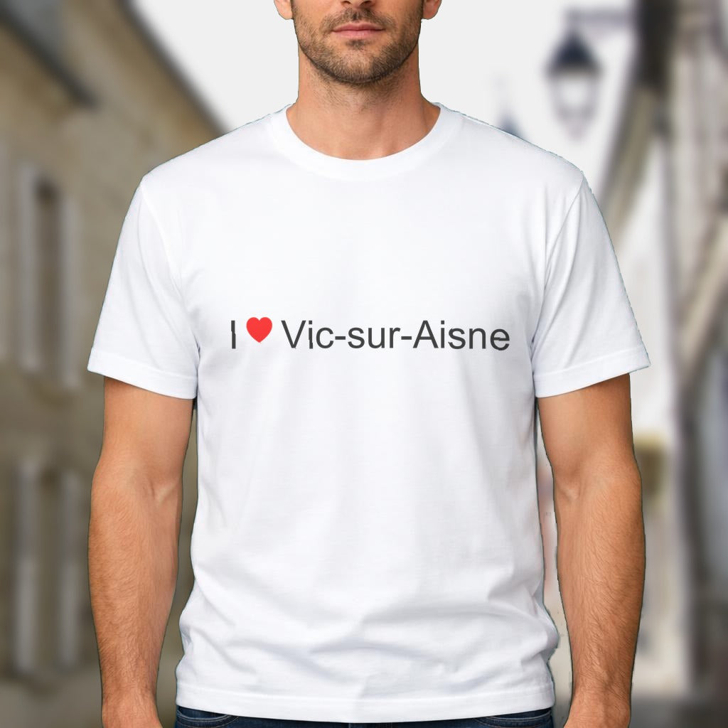 T-shirt I love vic-sur-aisne
