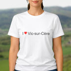 T-shirt I love vic-sur-cère