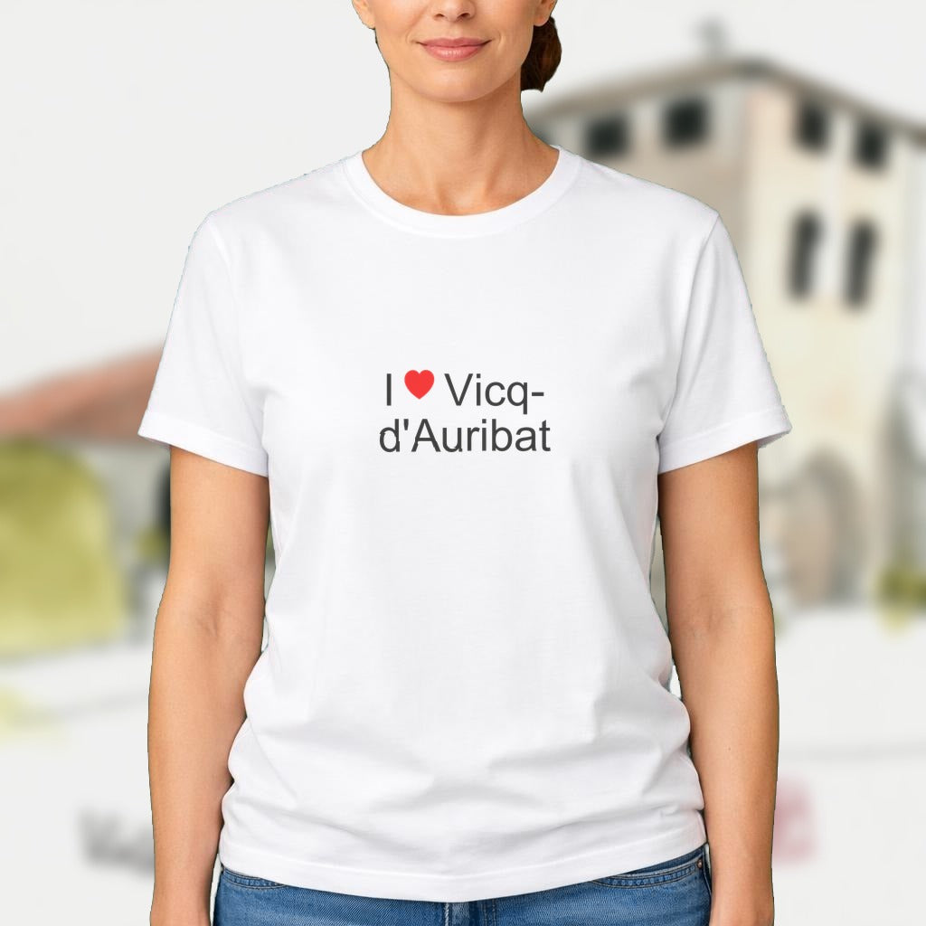 T-shirt I love vicq-d'auribat