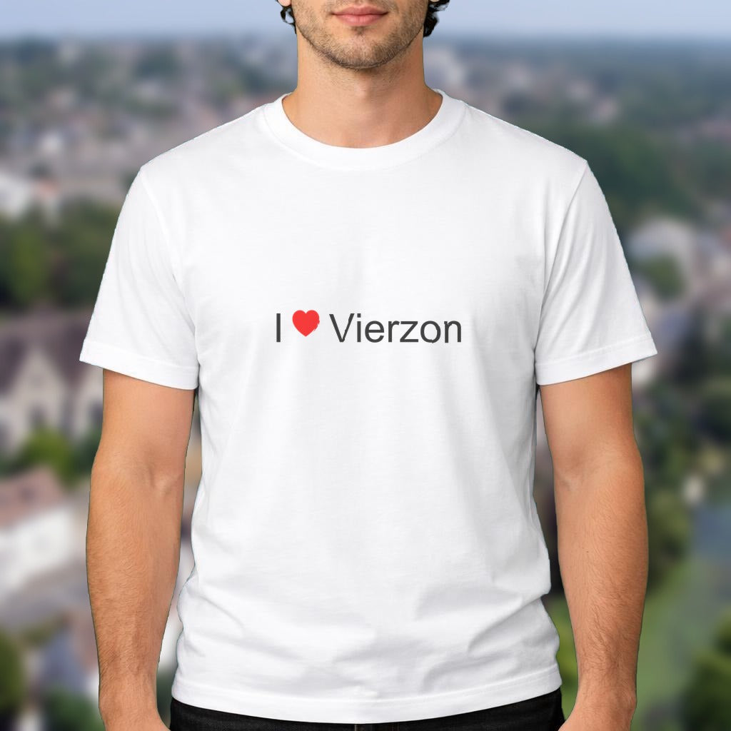 T-shirt I love vierzon
