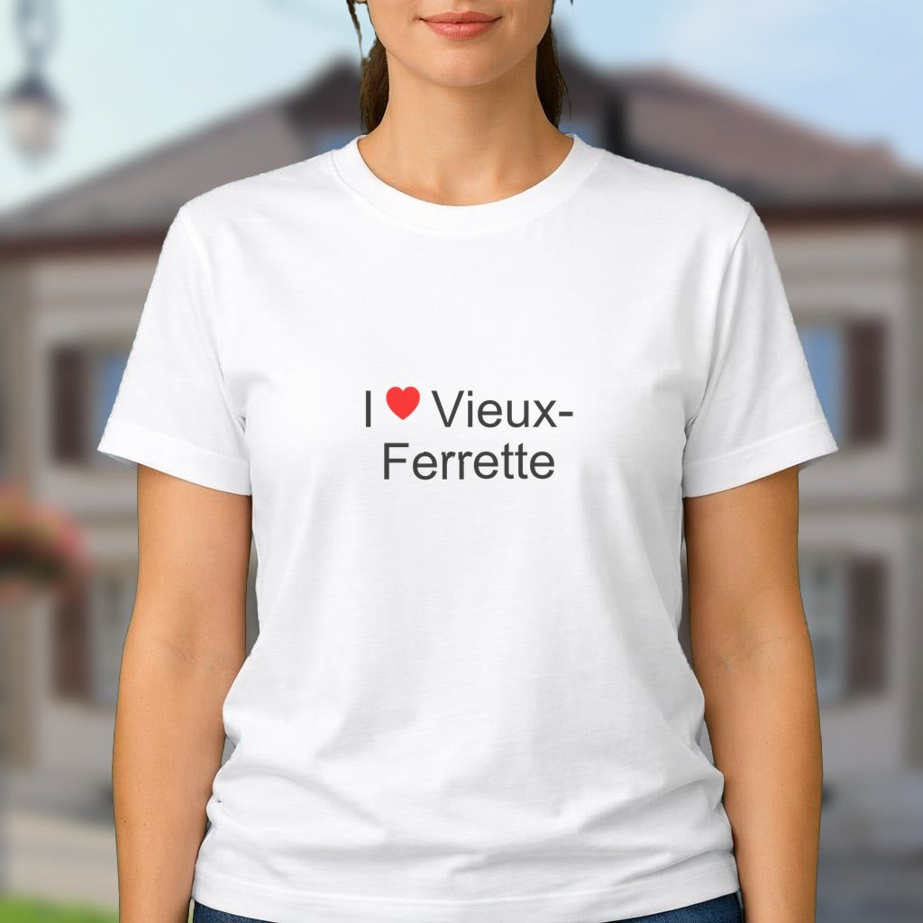 T-shirt I love vieux-ferrette