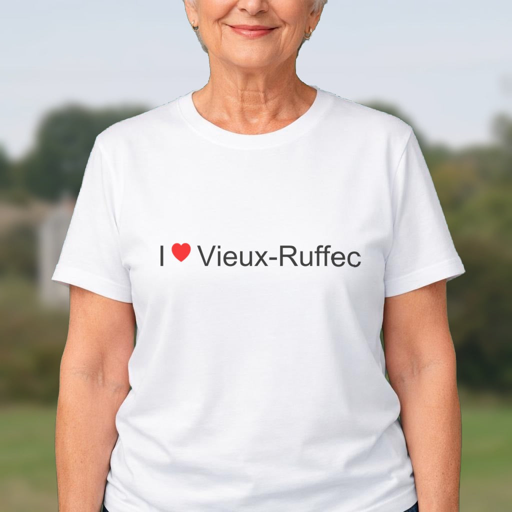 T-shirt I love vieux-ruffec