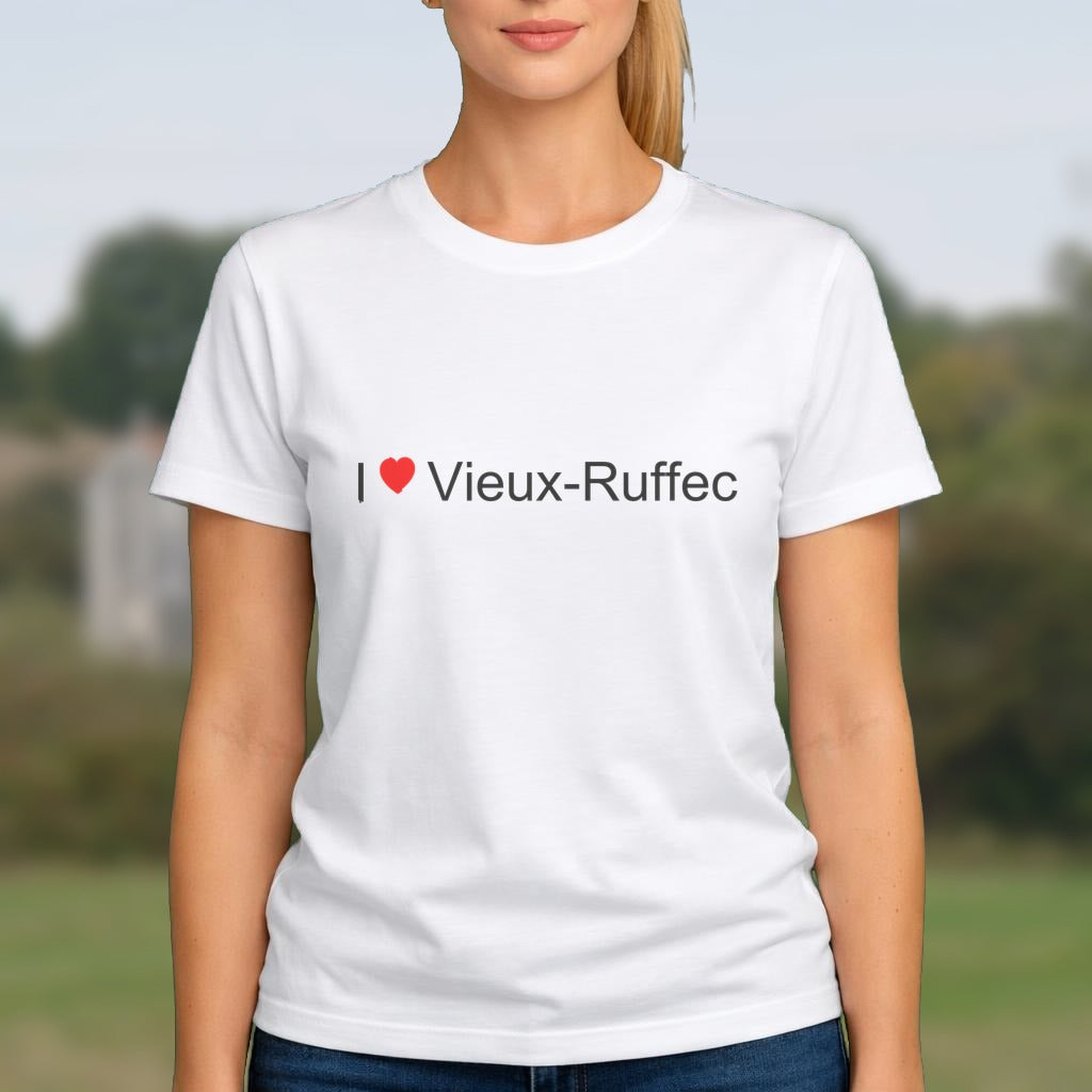 T-shirt I love vieux-ruffec