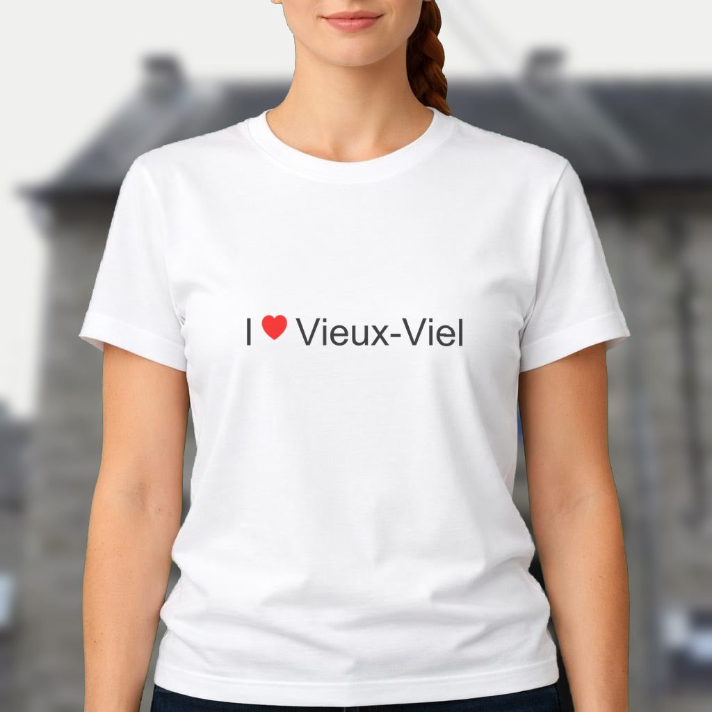 T-shirt I love vieux-viel