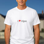 T-shirt I love vijon
