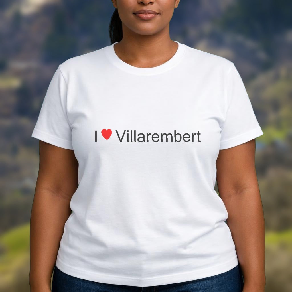 T-shirt I love villarembert
