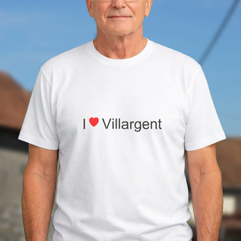 T-shirt I love villargent