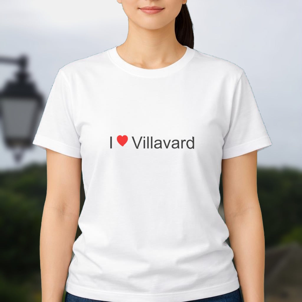 T-shirt I love villavard