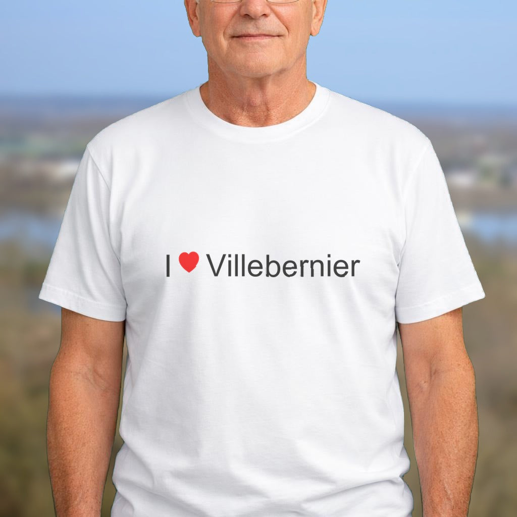 T-shirt I love villebernier