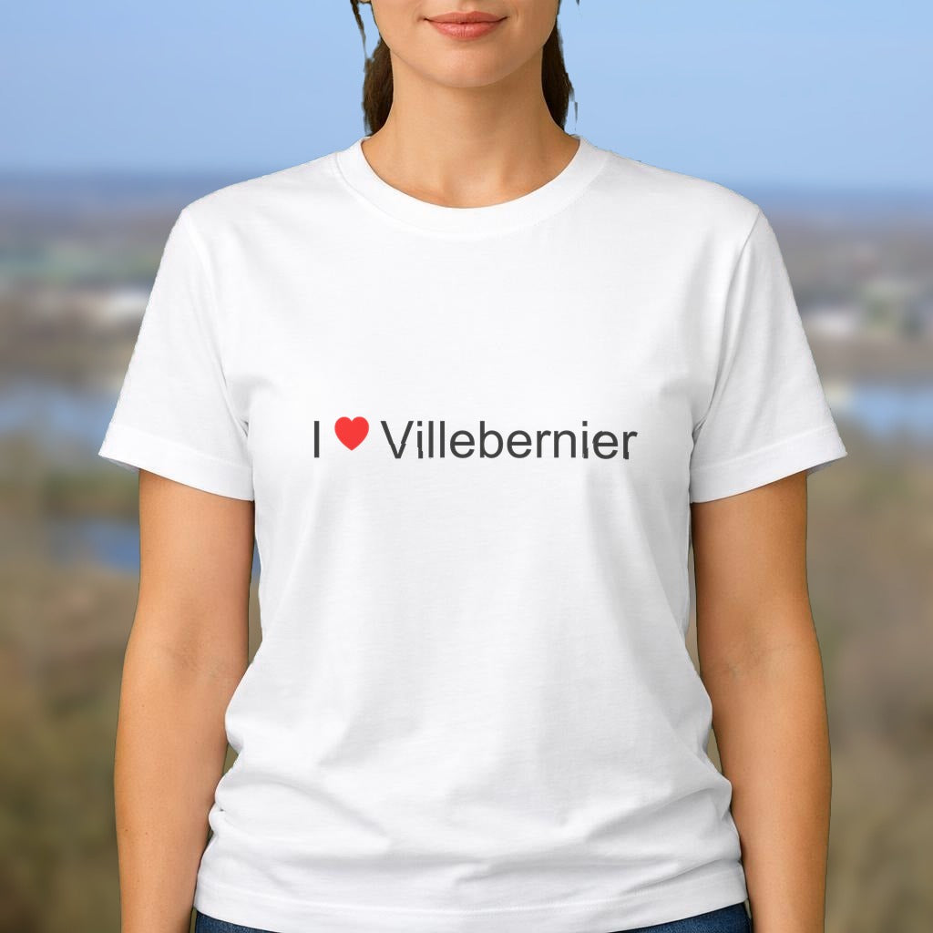 T-shirt I love villebernier