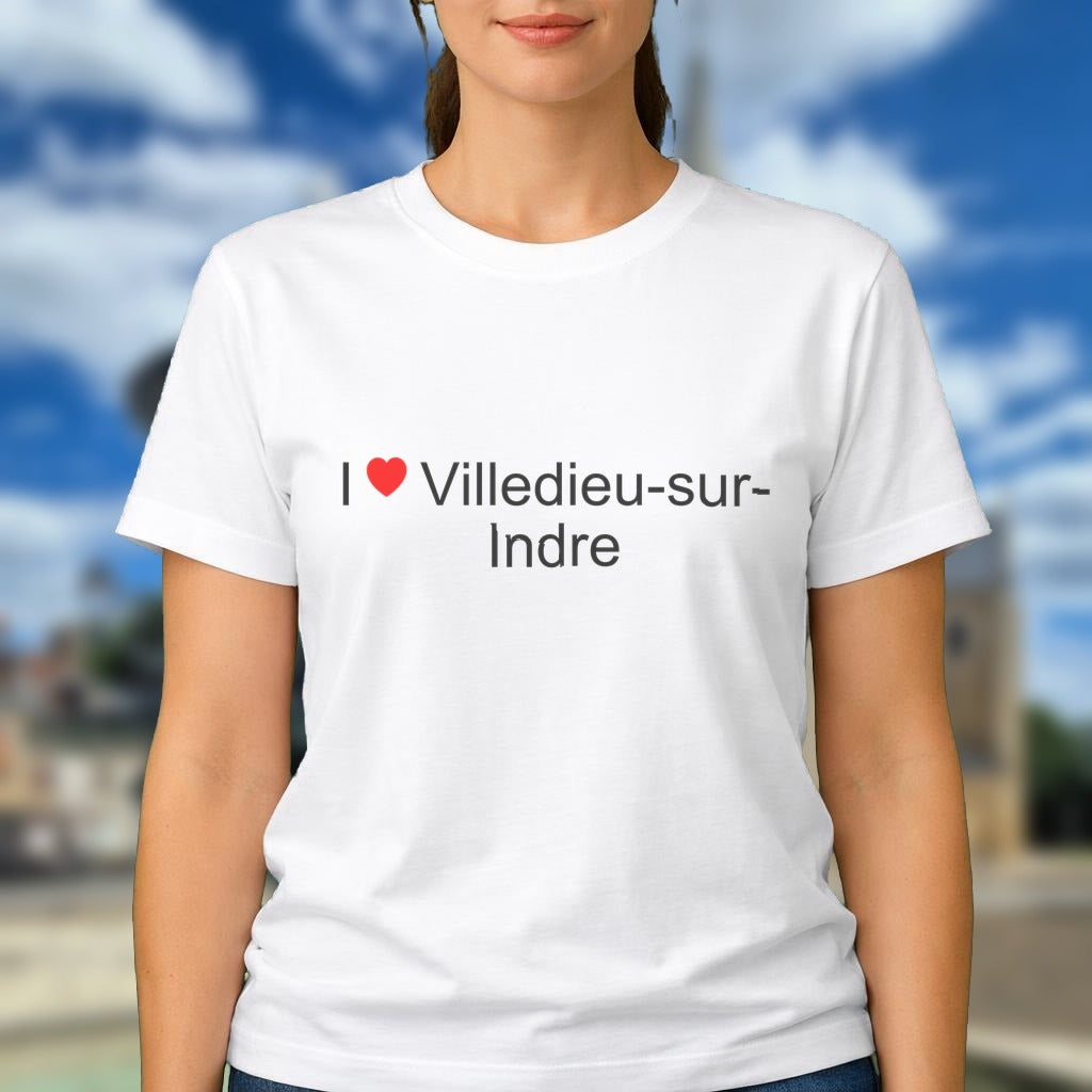 T-shirt I love villedieu-sur-indre