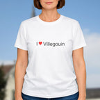T-shirt I love villegouin