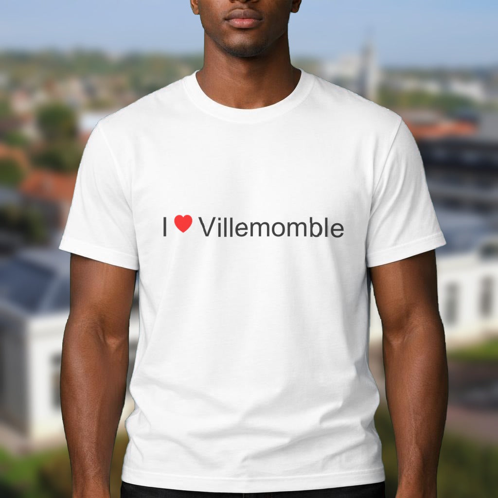 T-shirt I love villemomble