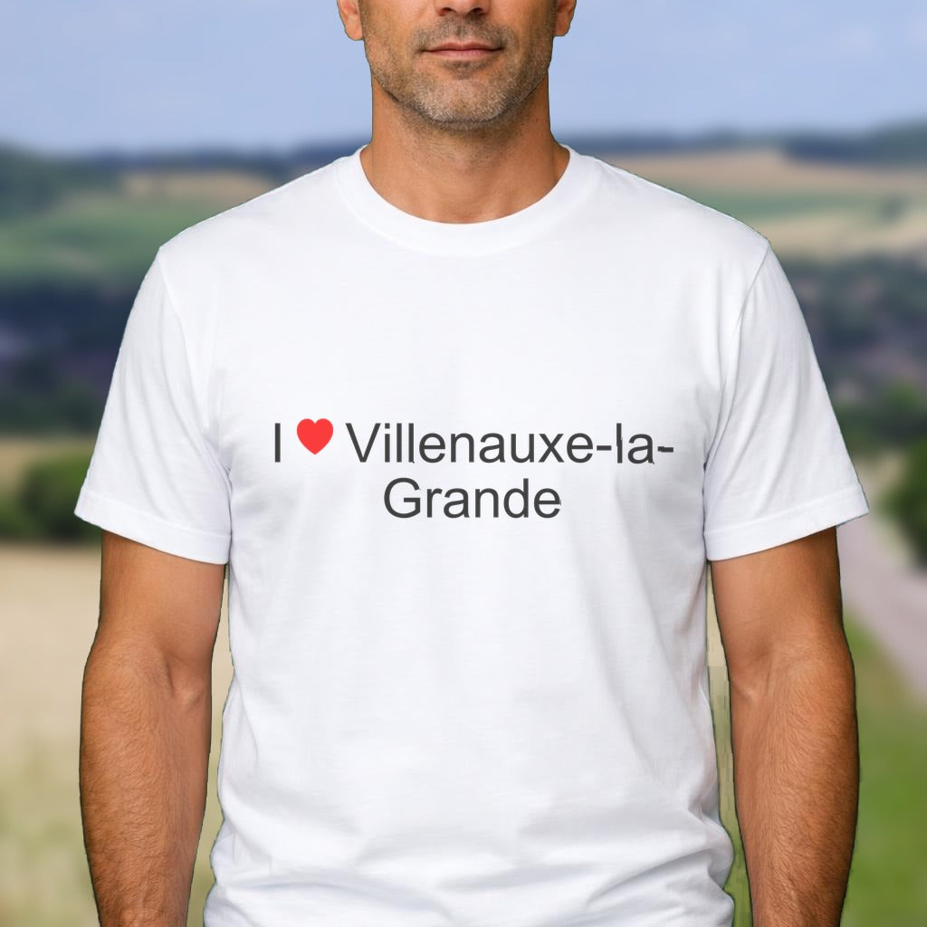T-shirt I love villenauxe-la-grande