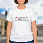 T-shirt I love villeneuve-lès-maguelone