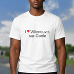 T-shirt I love villeneuve-sur-conie