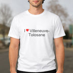 T-shirt I love villeneuve-tolosane