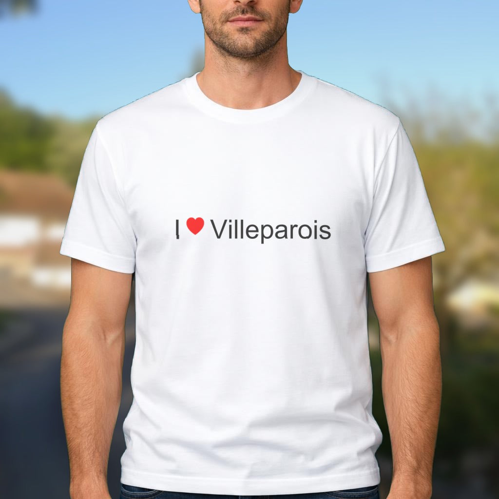 T-shirt I love villeparois