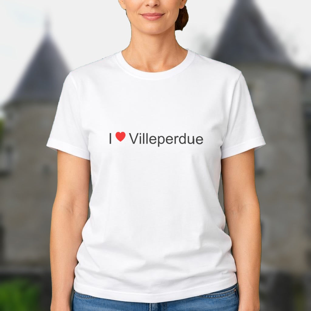 T-shirt I love villeperdue