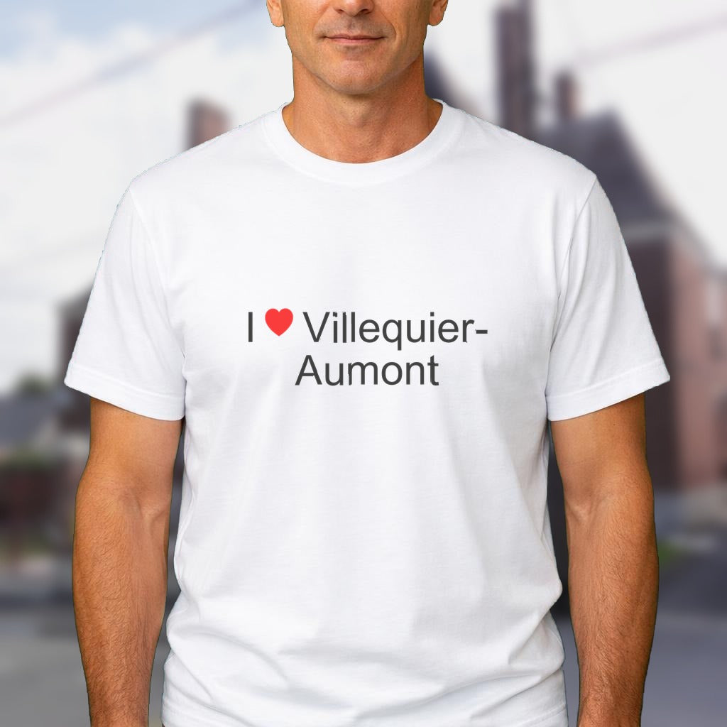 T-shirt I love villequier-aumont