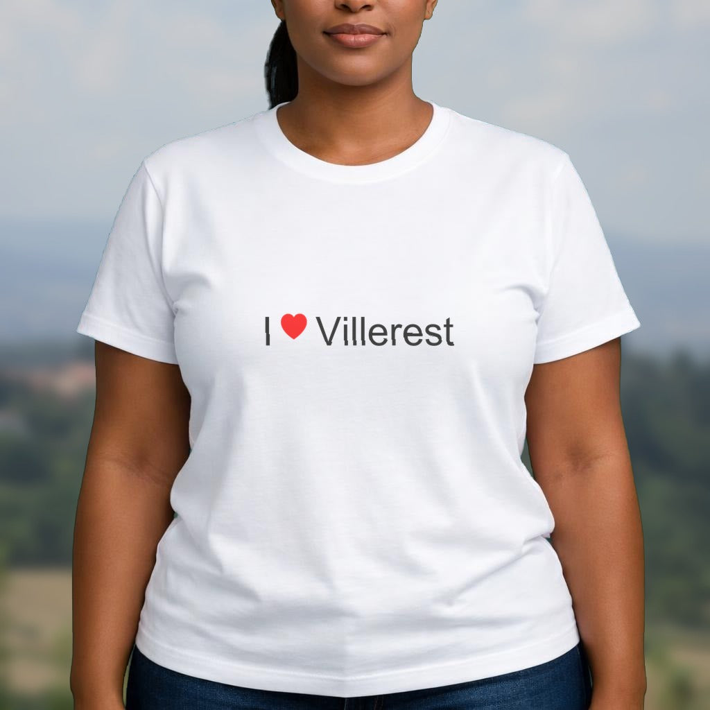 T-shirt I love villerest