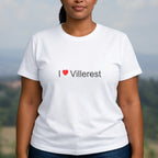 T-shirt I love villerest