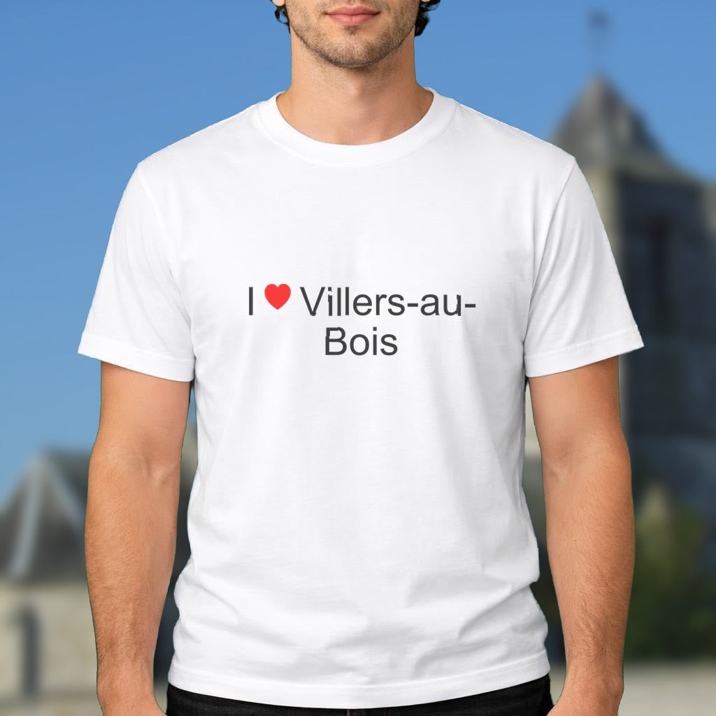 T-shirt I love villers-au-bois