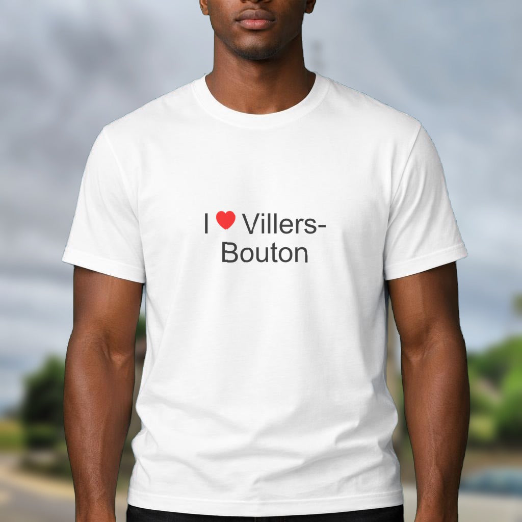 T-shirt I love villers-bouton