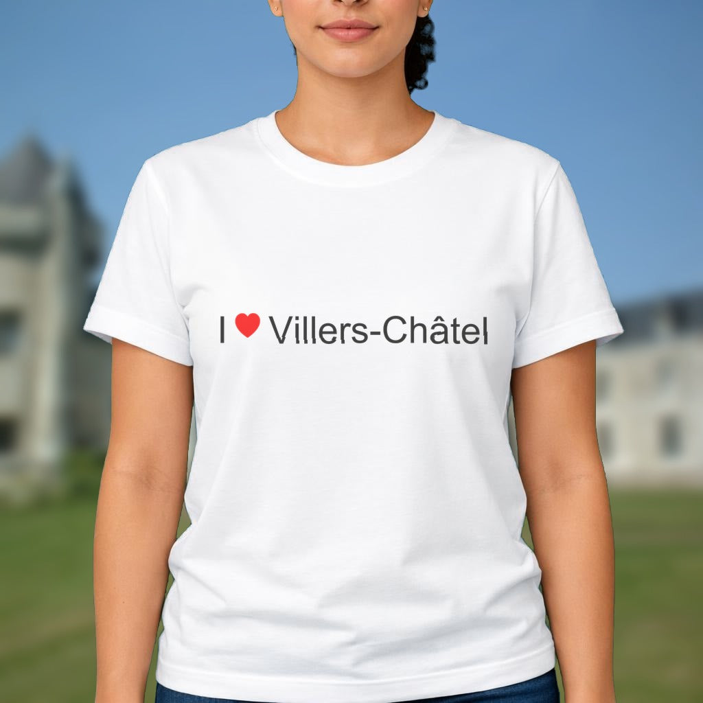 T-shirt I love villers-châtel