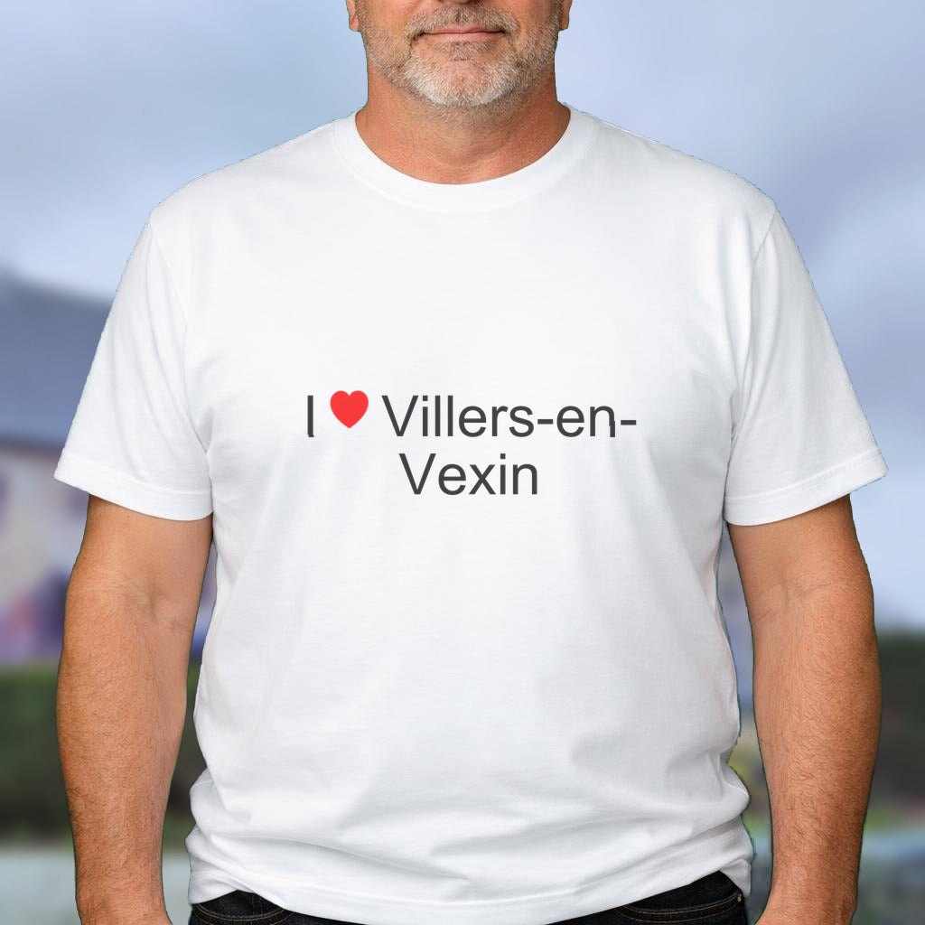 T-shirt I love villers-en-vexin