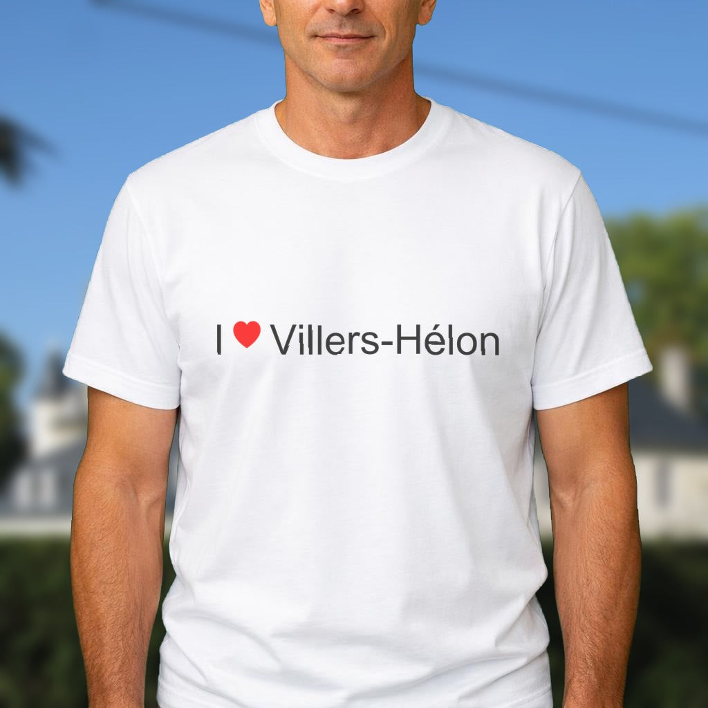 T-shirt I love villers-hélon