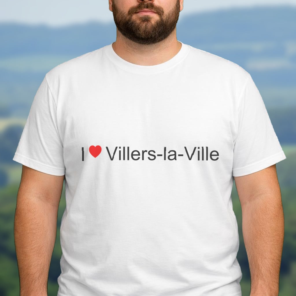 T-shirt I love villers-la-ville