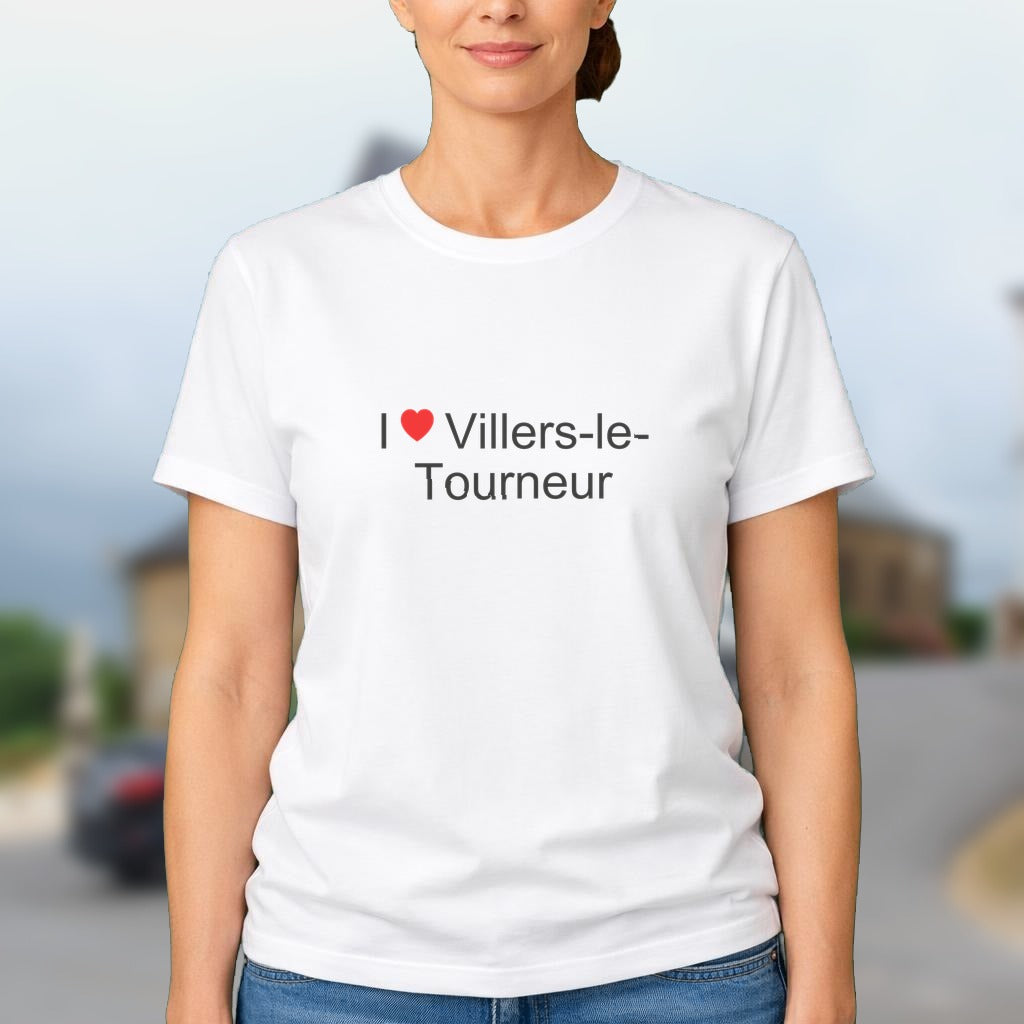 T-shirt I love villers-le-tourneur