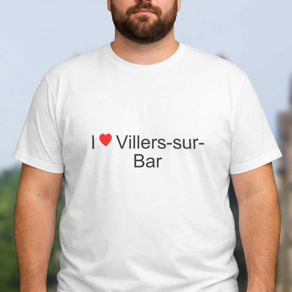 T-shirt I love villers-sur-bar