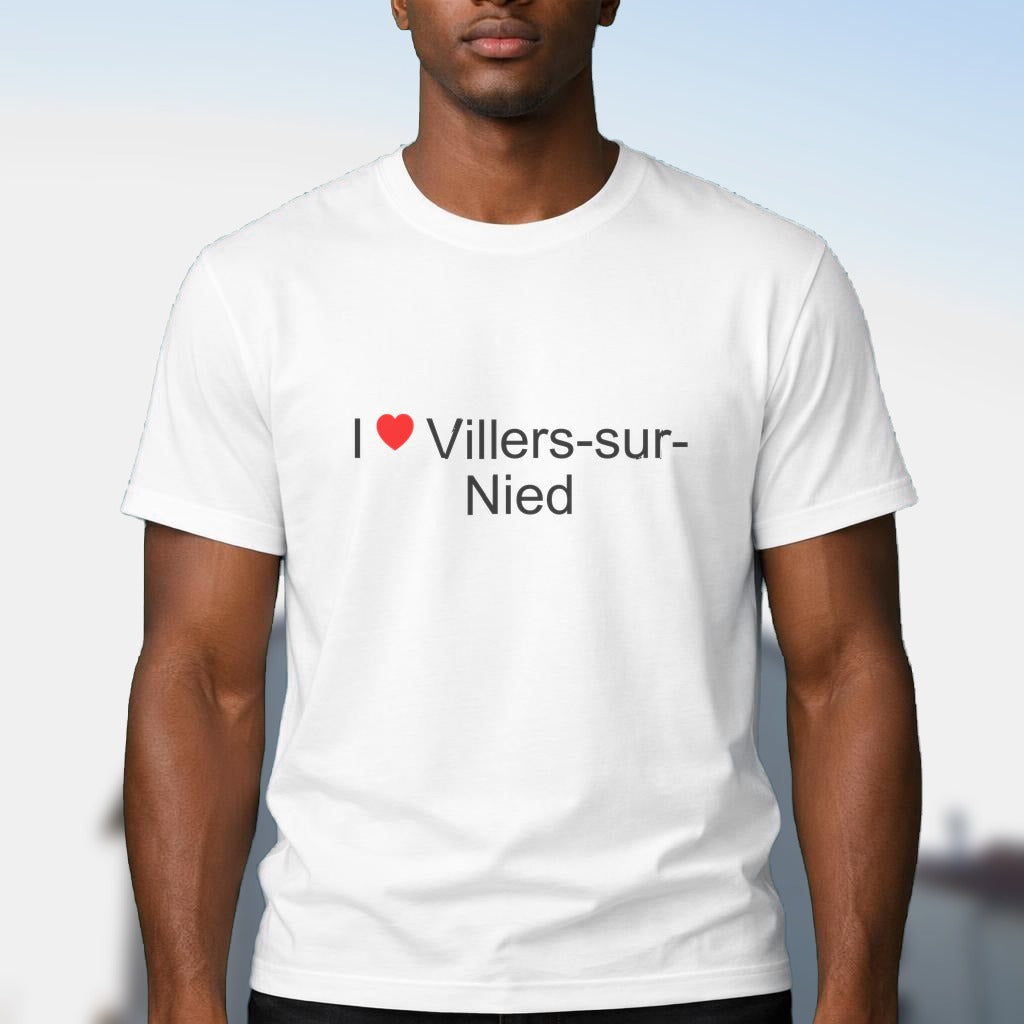 T-shirt I love villers-sur-nied