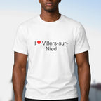T-shirt I love villers-sur-nied