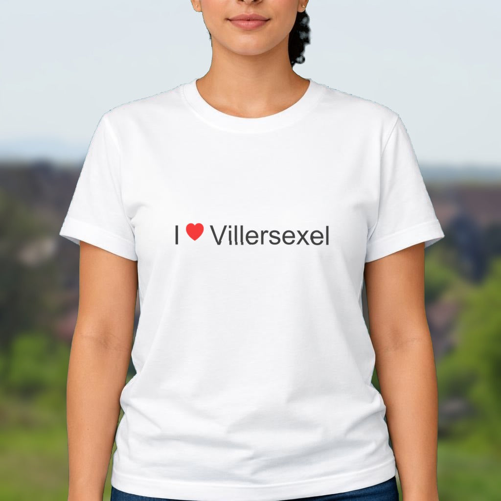 T-shirt I love villersexel