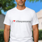 T-shirt I love villespassans