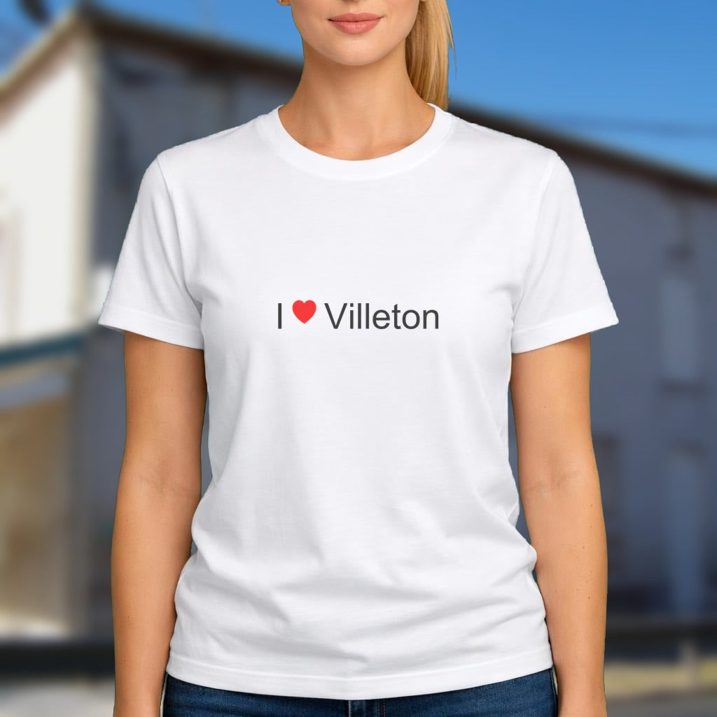 T-shirt I love villeton