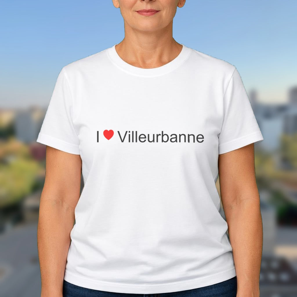 T-shirt I love villeurbanne