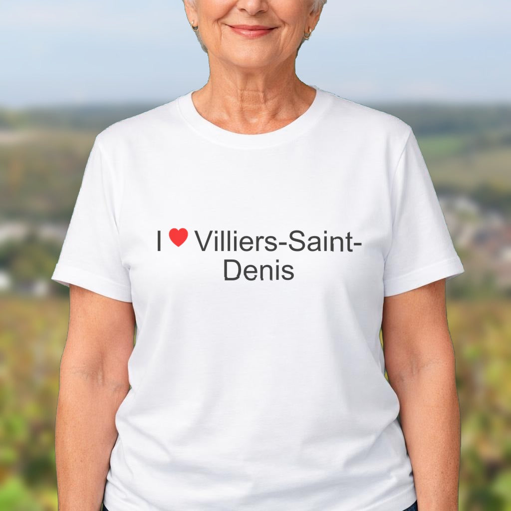 T-shirt I love villiers-saint-denis