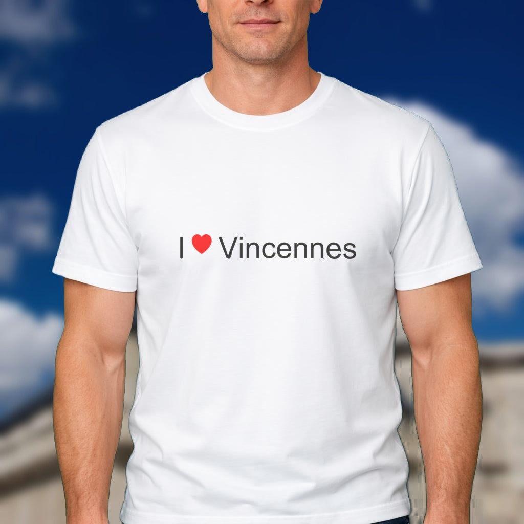 T-shirt I love vincennes
